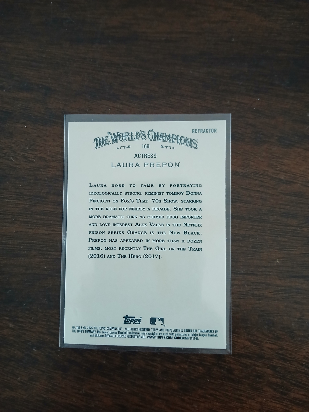 Topps-💥💥Laura Prepon Refractor💯 - Picture 5 of 6